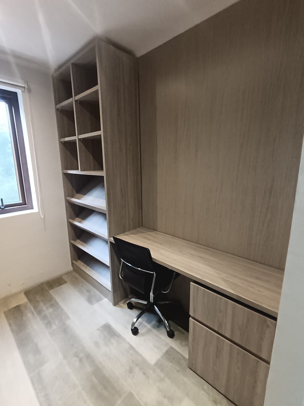 Dormitorio y closet fabricados a medida